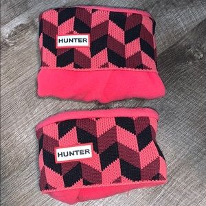 Original Tall Boot Socks: Red and black